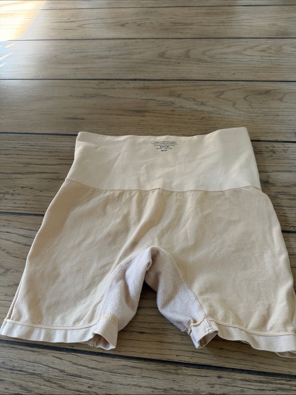 High Waisted Compression Pants Nude - Picture 7 of 11